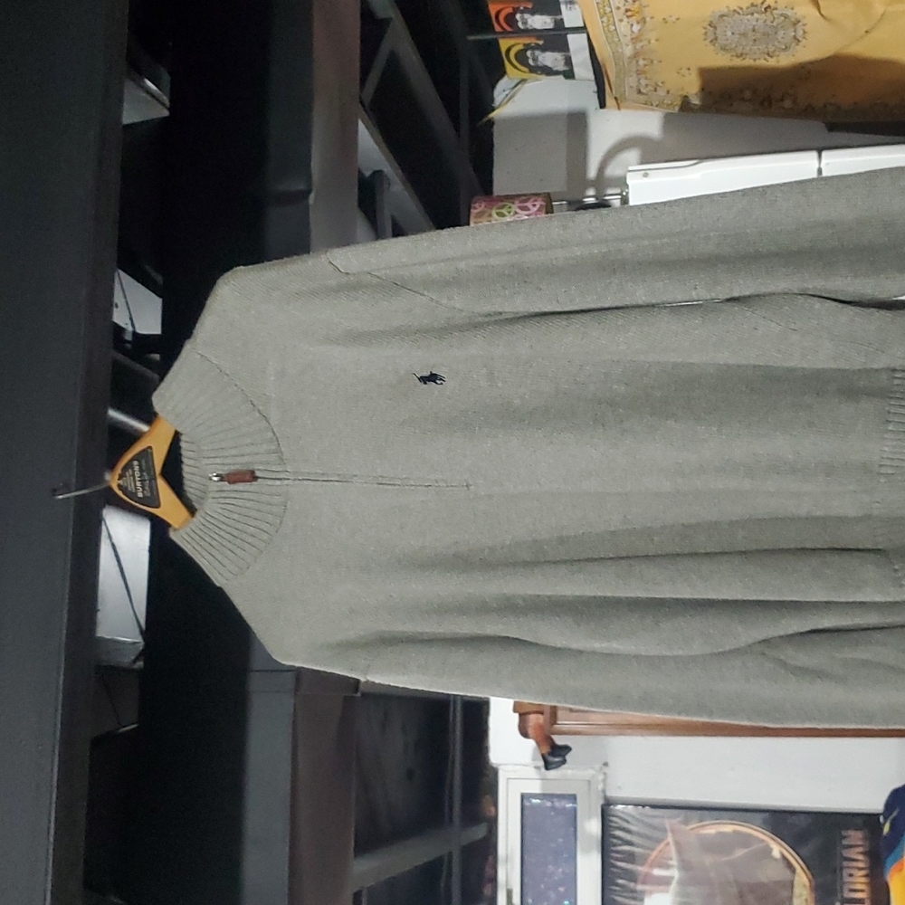 Polo full zip sweater nwot